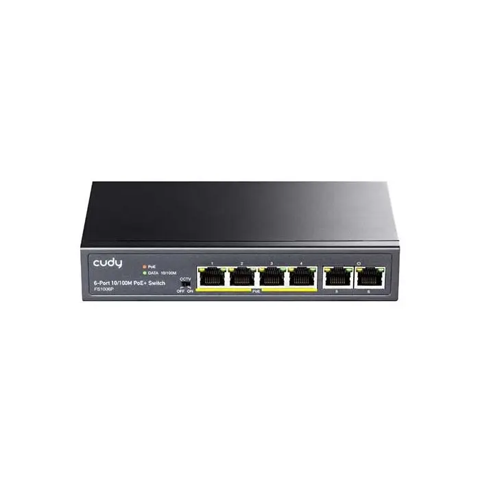 [22] Fs1006p 10/100mbps 8port + 2uplink poe switch