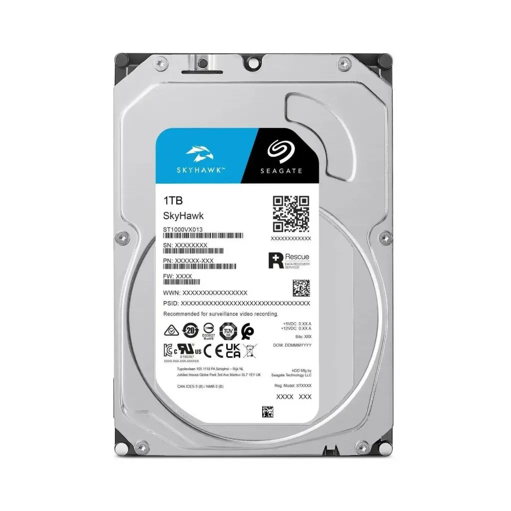 1TB SEAGATE SKYHAWK SURVEILLANCE HARD DRIVE