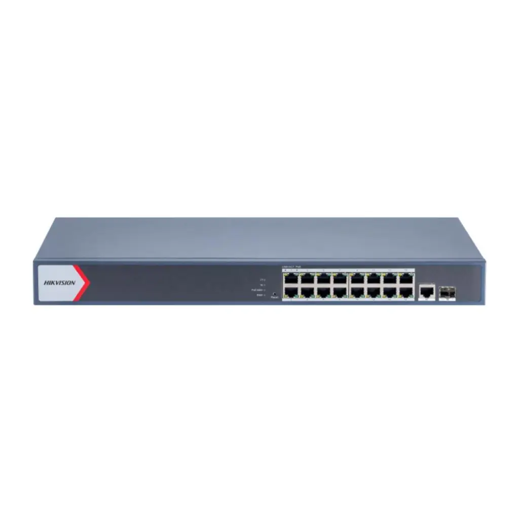 DS-3E1518P-EI Smart Managed 16-Port Gigabit PoE Switch