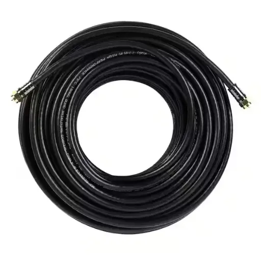 (RG 6 COAXIAL CABLE BLACK PVC (100 YARD