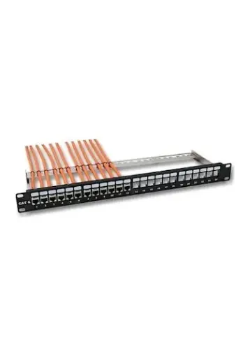 PP-UB24-3824 24 Port CAT6 UTP Patch Panel