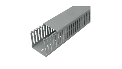 CABLE TRUNKING 40*60 GRAY (SLOTTED)